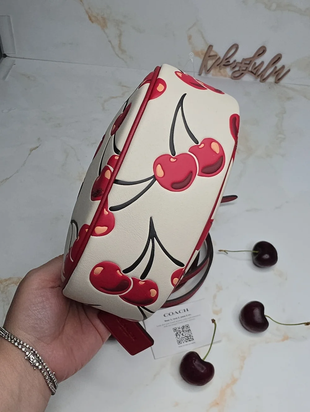 COACH Jonie Bag With Cherry Print Crossbody New